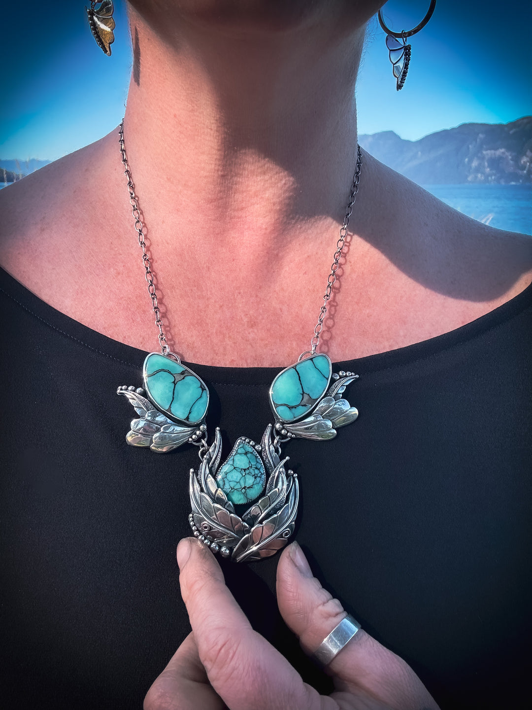 High Grade Desert Bloom Variscite Heirloom Necklace