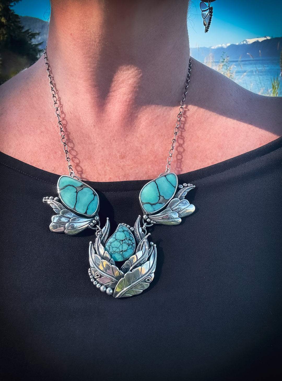 High Grade Desert Bloom Variscite Heirloom Necklace