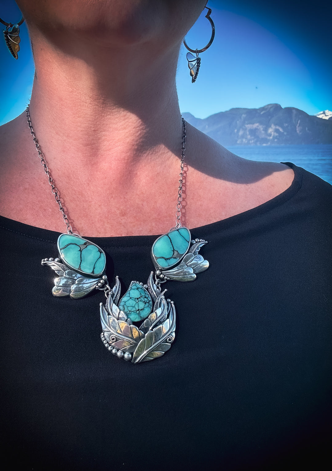 High Grade Desert Bloom Variscite Heirloom Necklace