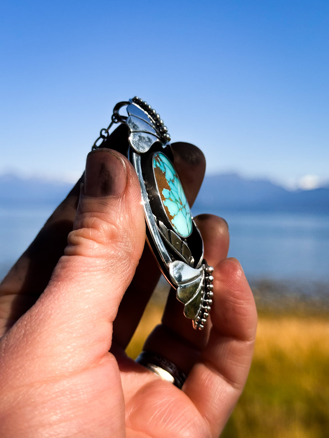 High Grade Royston Turquoise Heirloom Jewelry