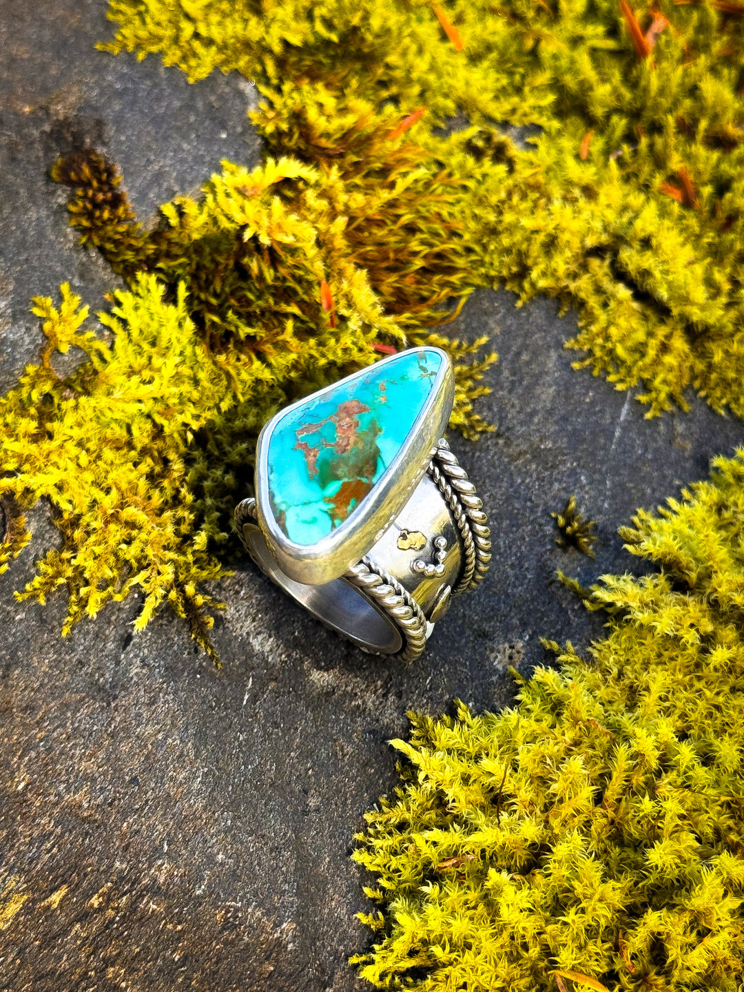 Frontier Shank - Royston Turquoise Ring