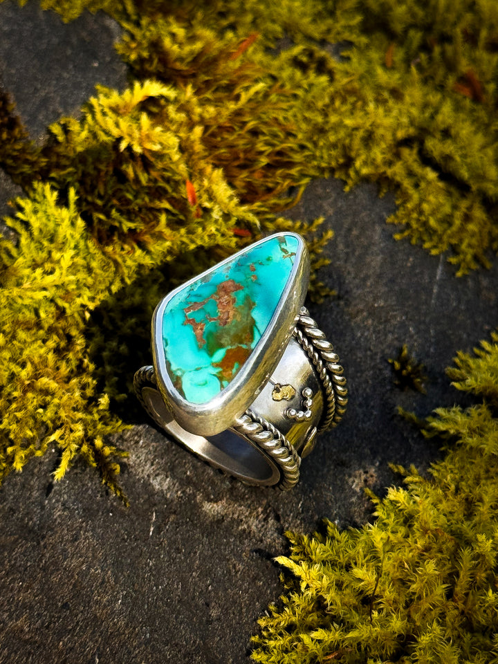 Frontier Shank - Royston Turquoise Ring