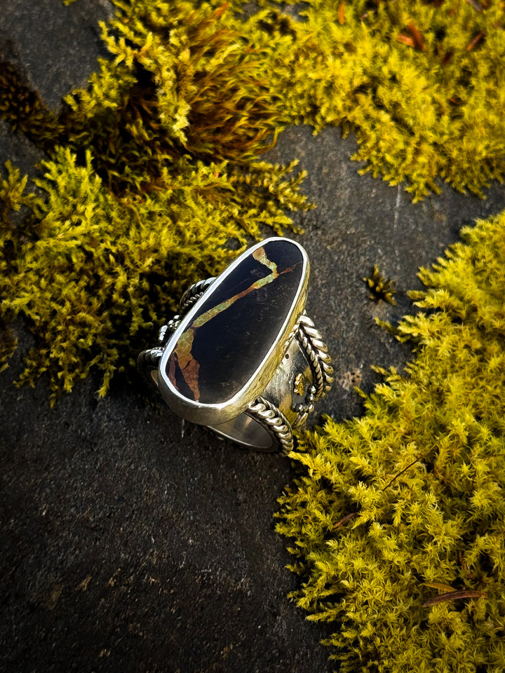 Frontier Shank - BlackjackTurquoise Ring