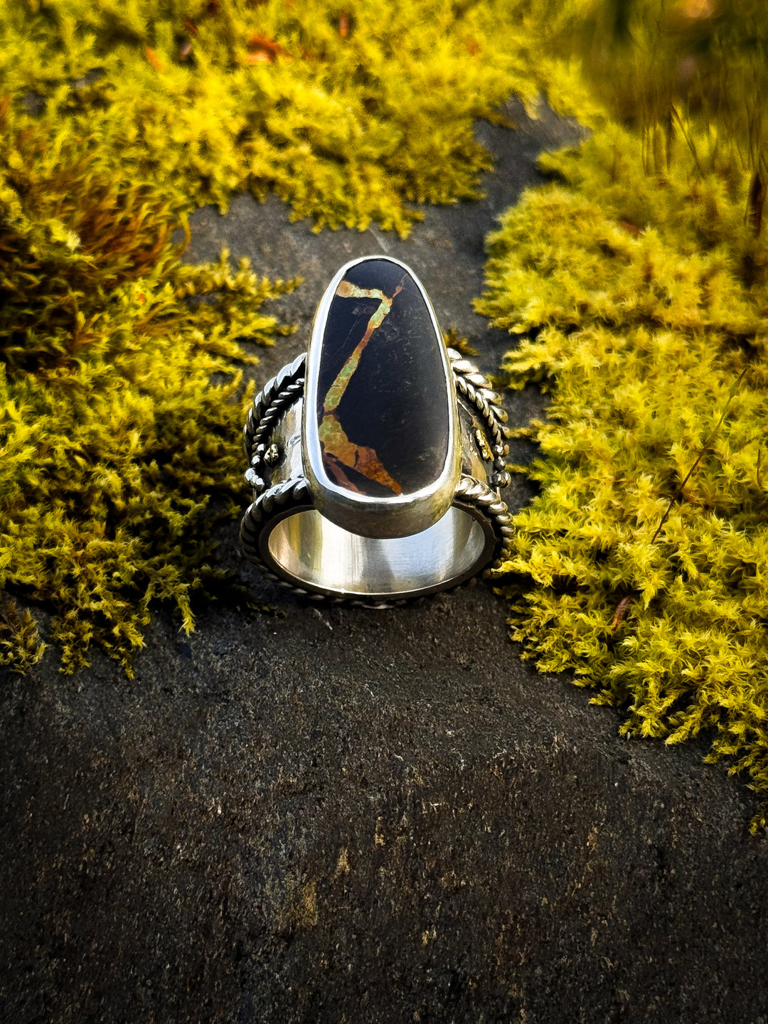 Frontier Shank - BlackjackTurquoise Ring