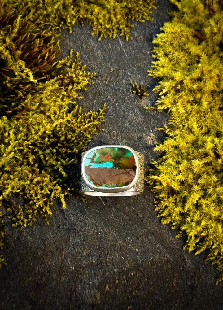 Ridge Shank - Pilot Mountain Turquoise Ring