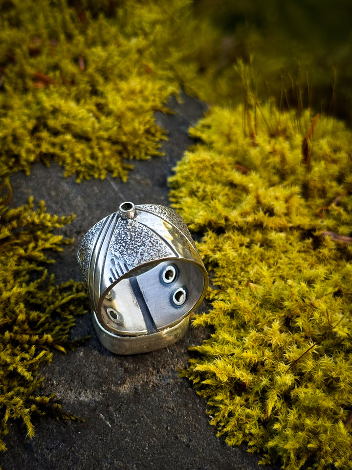 Ridge Shank - Pilot Mountain Turquoise Ring