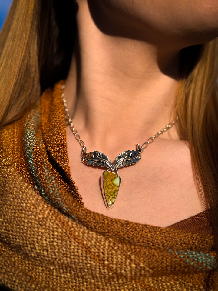 Iron Maiden Turquoise Necklace
