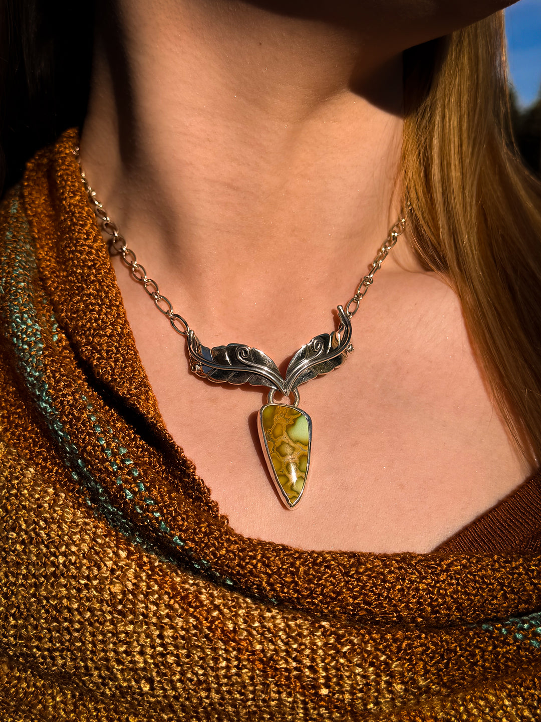 Iron Maiden Turquoise Necklace