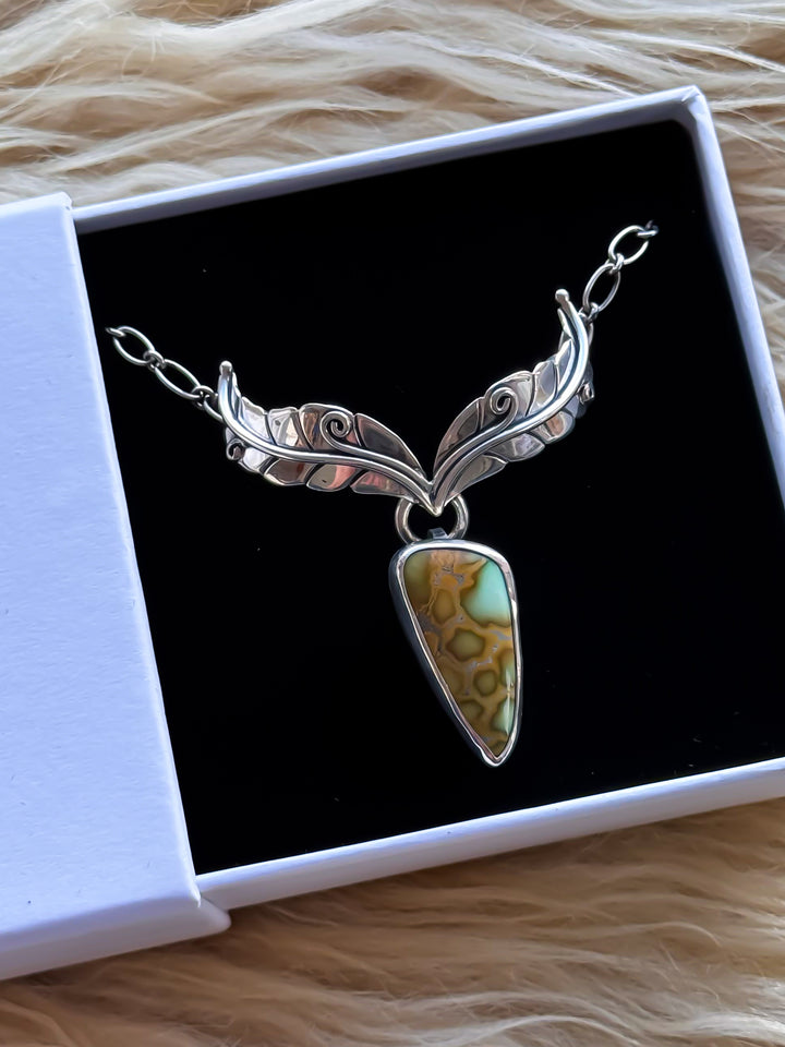 Iron Maiden Turquoise Necklace