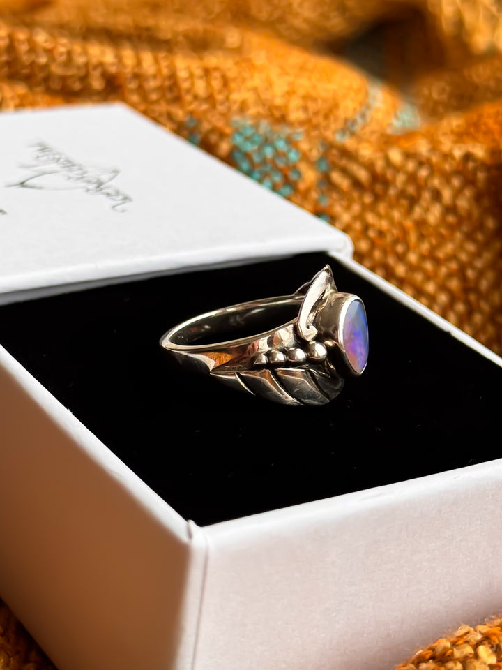 Australian Boulder Opal Ring ~ Kindling
