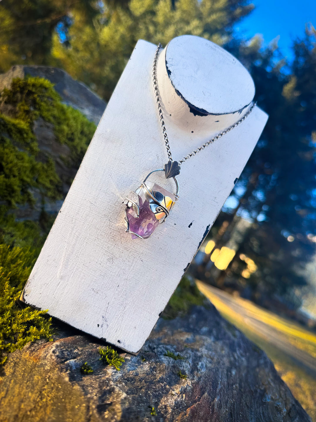 The Moon Mage's Tower-Amethyst Necklace