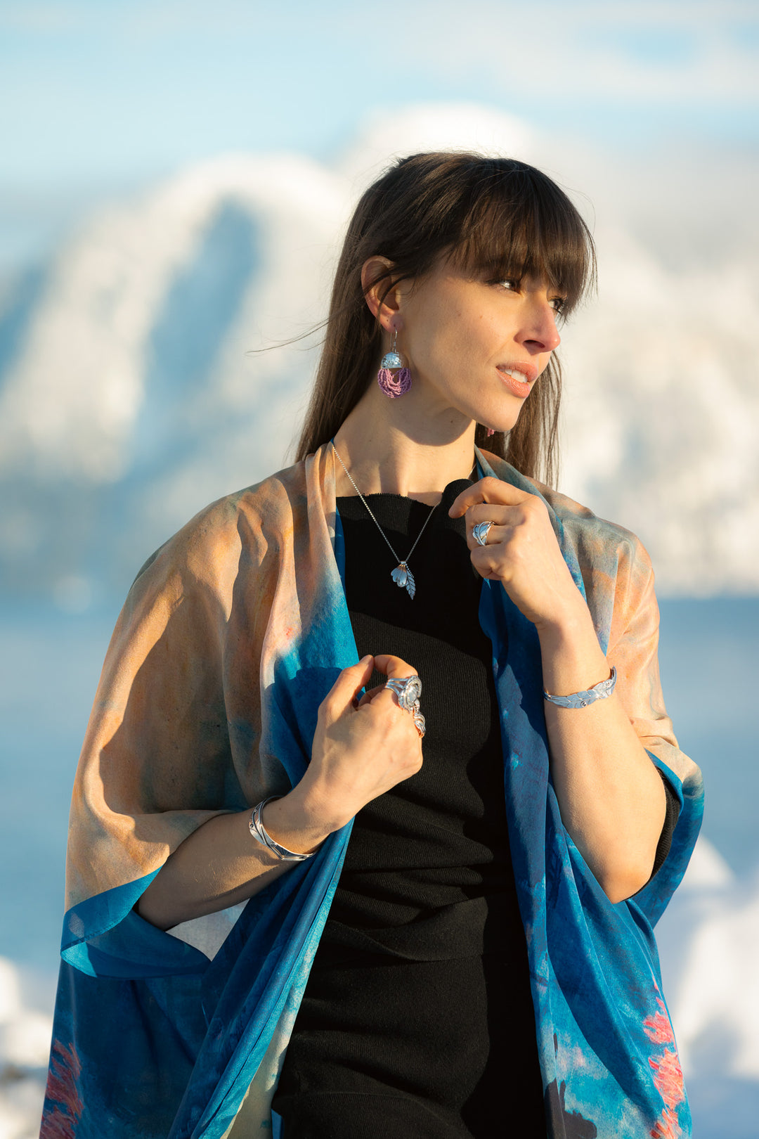 Boreal Berry Basket - Berry Beaded Earrings