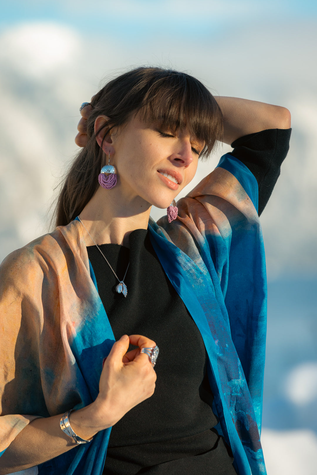Boreal Berry Basket - Berry Beaded Earrings
