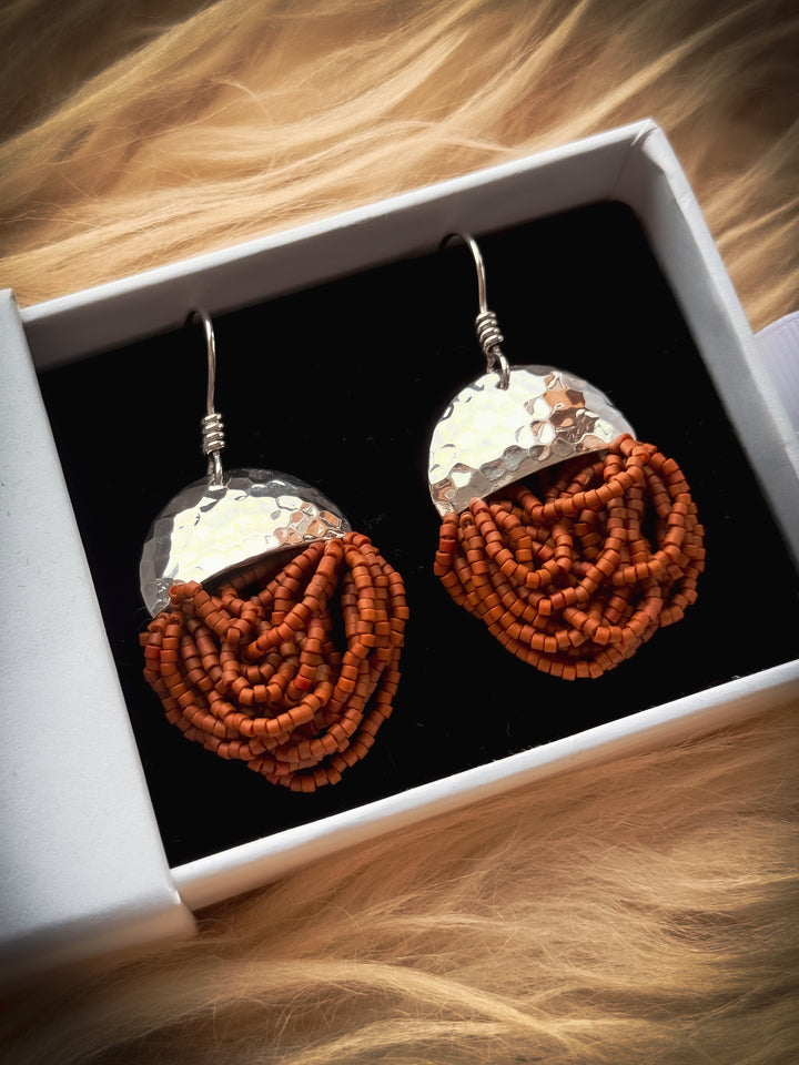 Rugged Sienna - Sienna Beaded Earrings