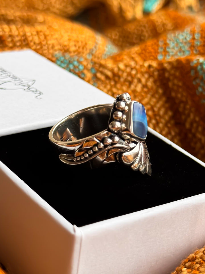 Australian Boulder Opal Ring ~ Nebula