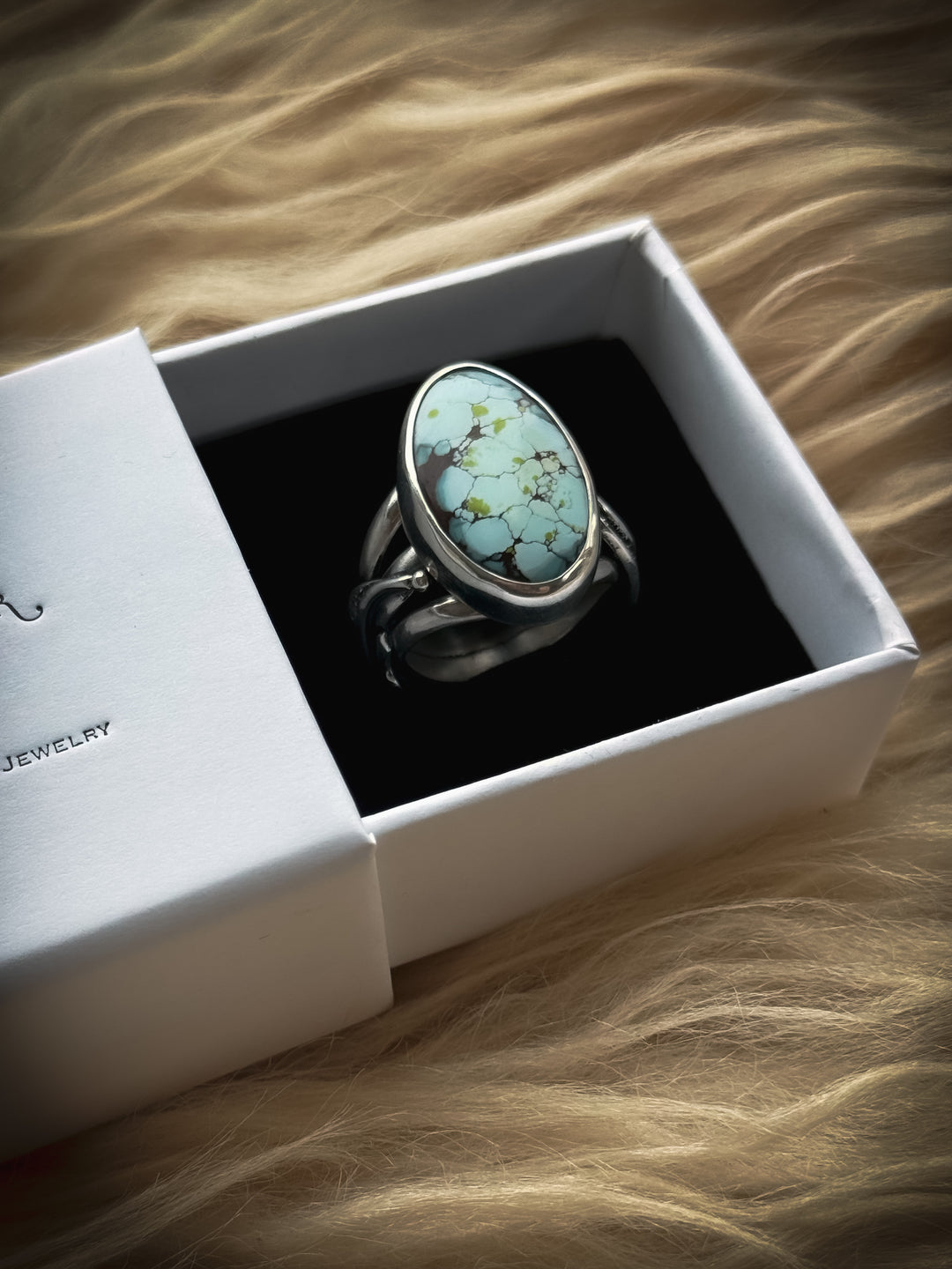 Triple Shank Turquoise Ring