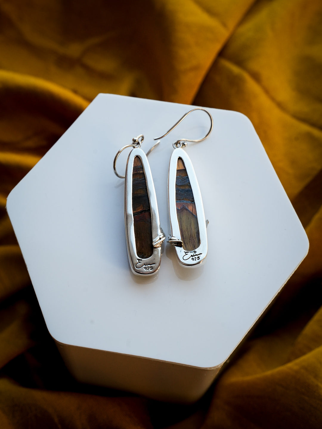 Mara Mamba Tiger’s Eye Earrings