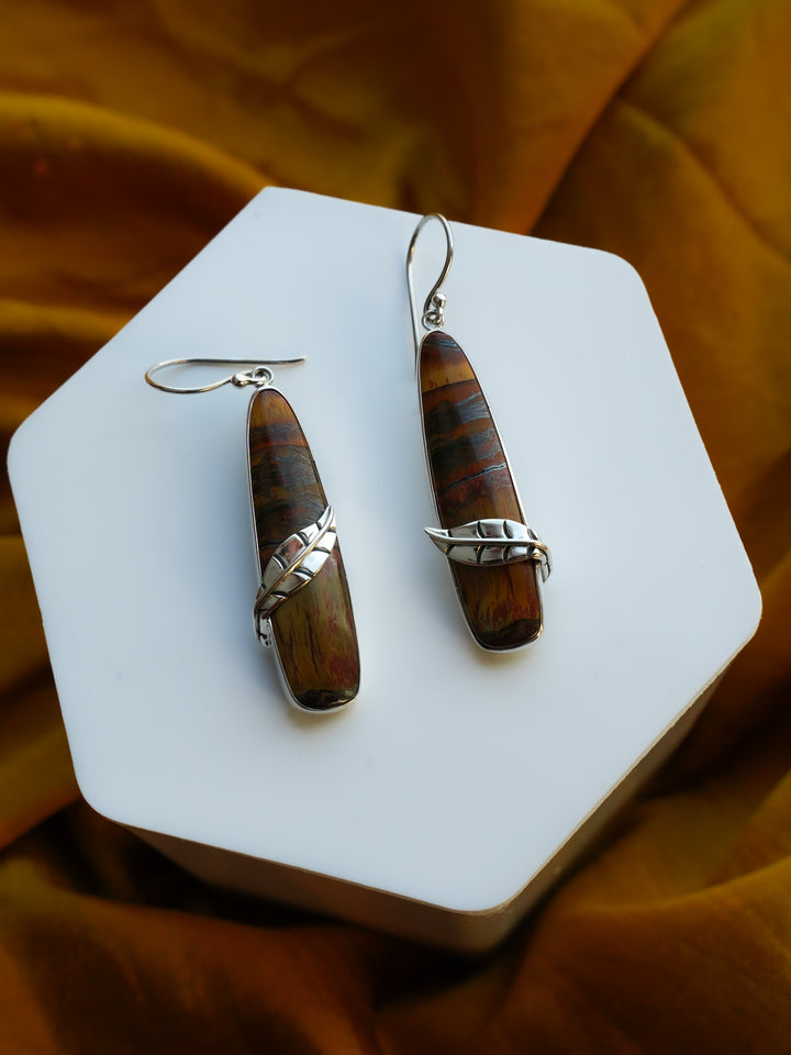 Mara Mamba Tiger’s Eye Earrings