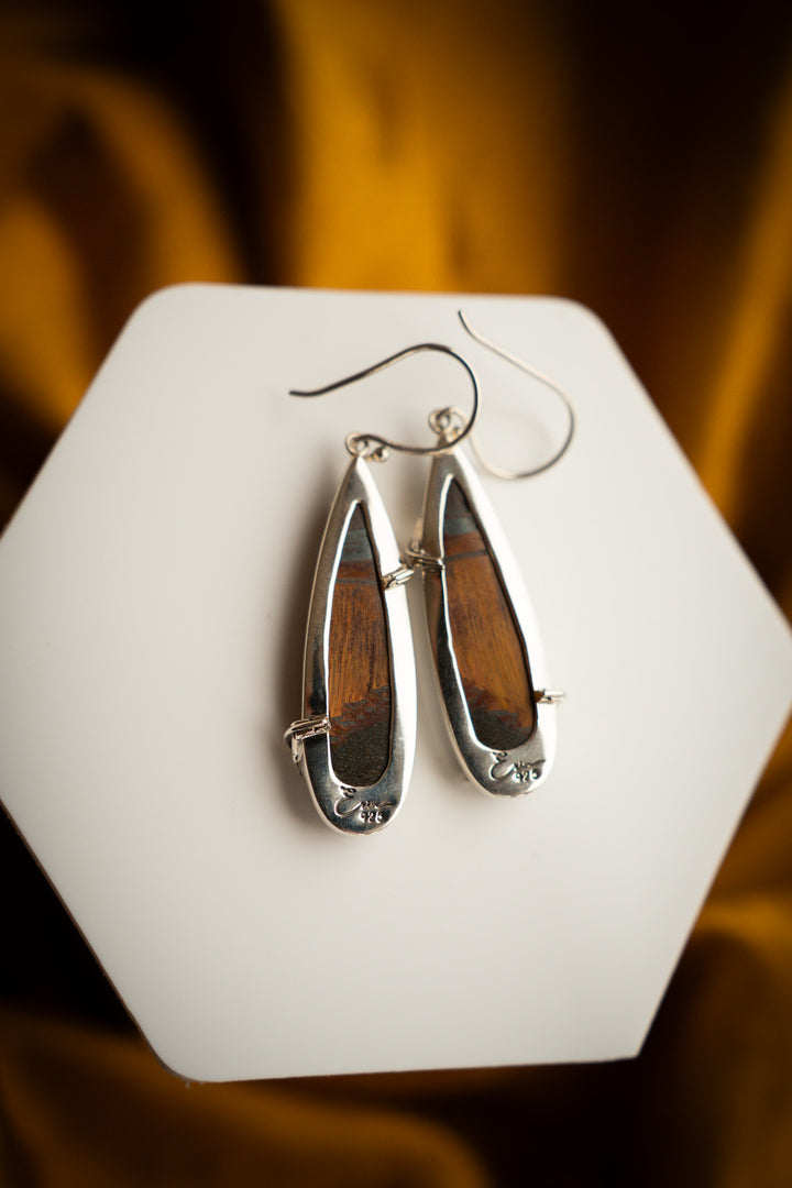 Mara Mamba Tiger’s Eye Earrings
