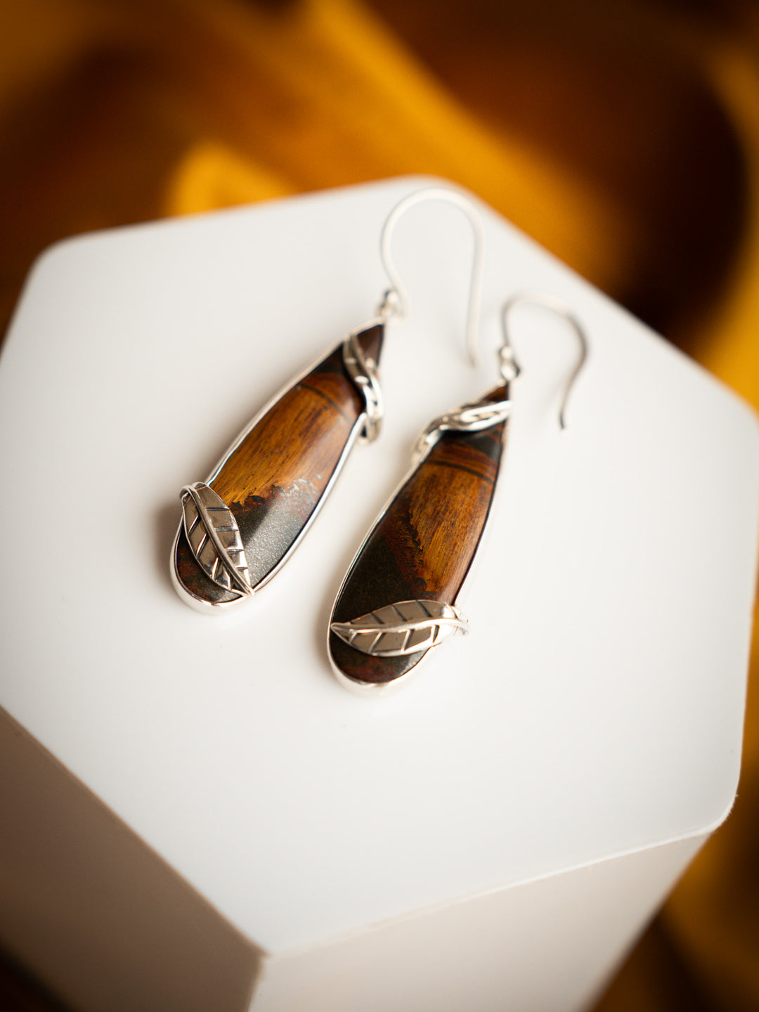 Mara Mamba Tiger’s Eye Earrings