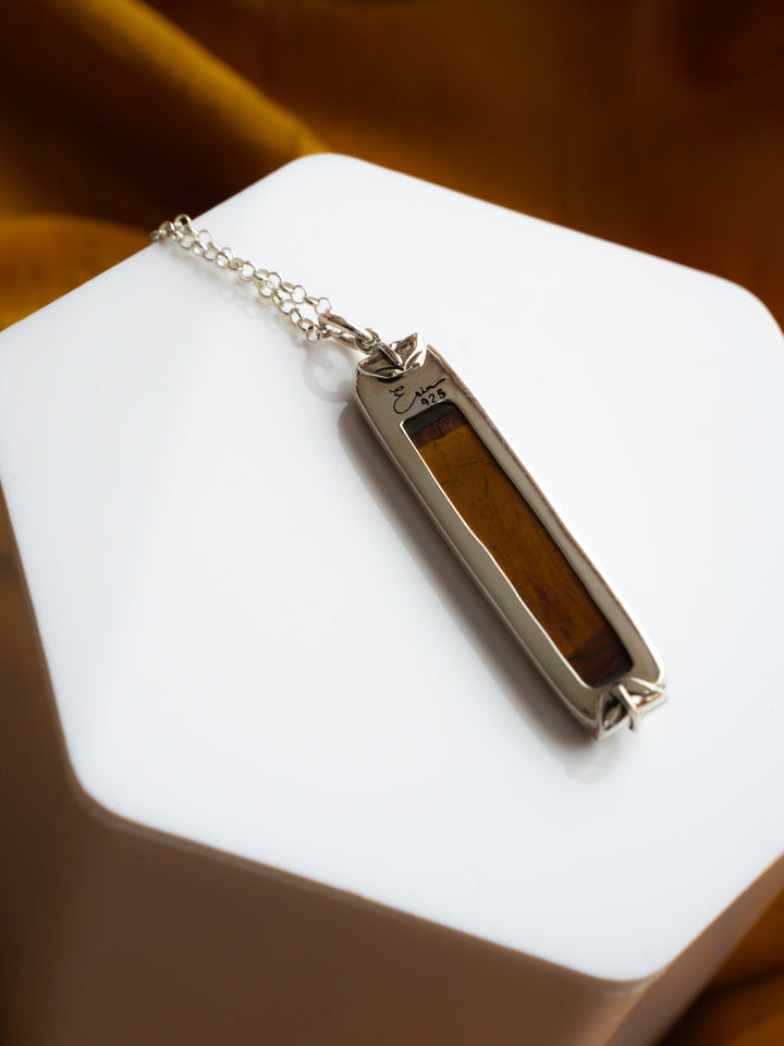 Mara Mamba Tiger’s Eye Pendant Necklace