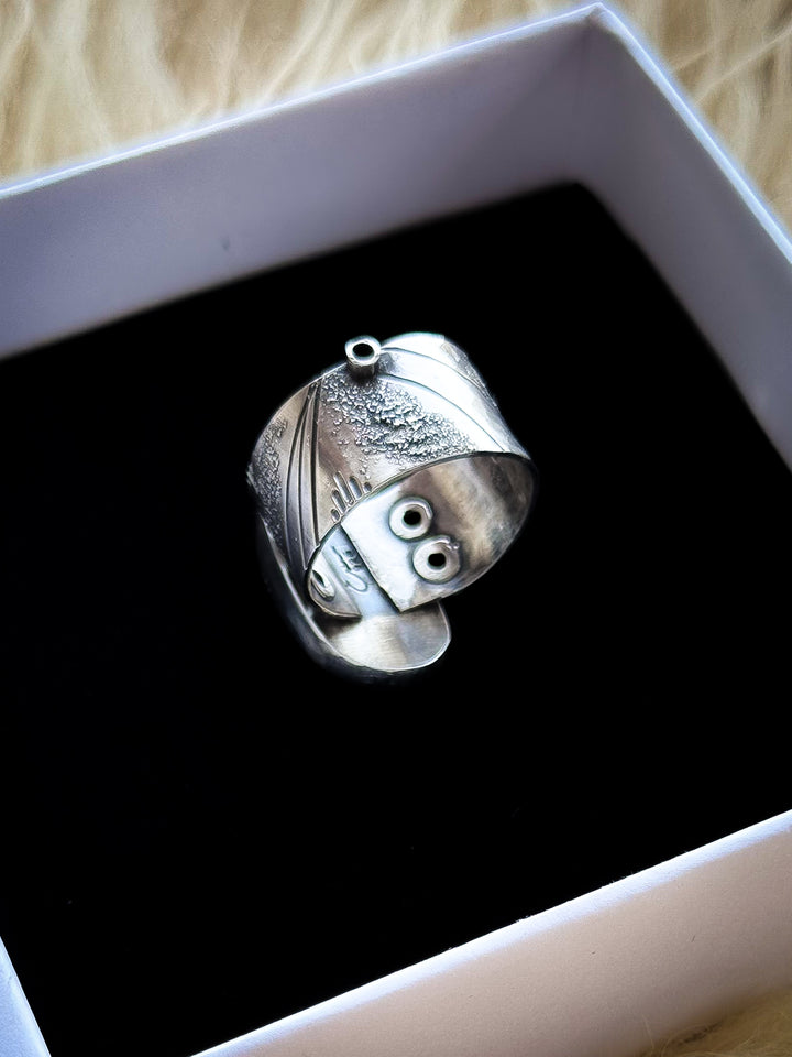 Deep River Jasper Ring