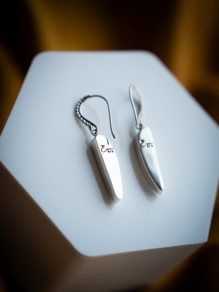 Carico Lake Turquoise Sterling Silver Earrings