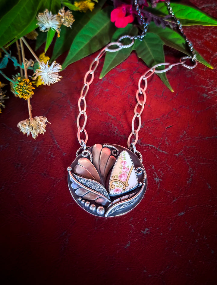 Violet's Soft Glow Heirloom Necklace