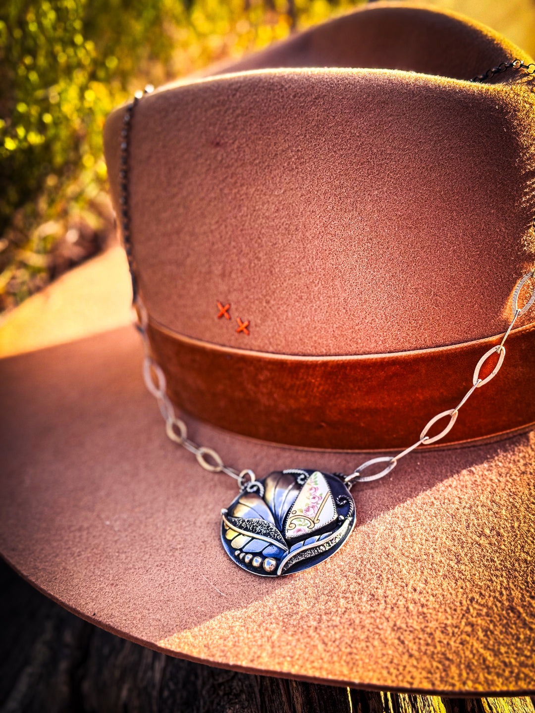 Violet's Soft Glow Heirloom Necklace