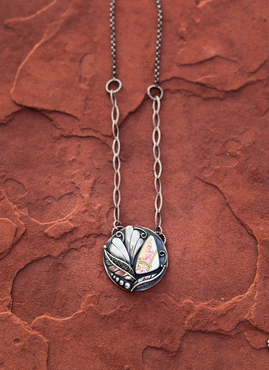 Violet's Soft Glow Heirloom Necklace