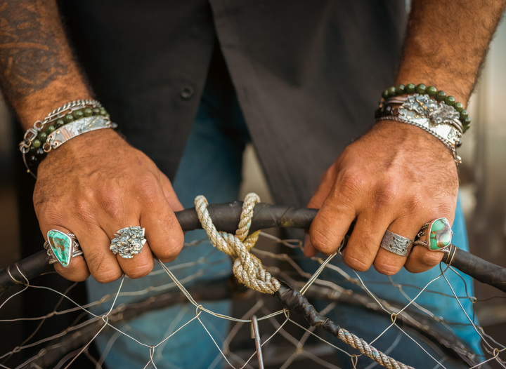 Tethered Bracelet With Silver Chain