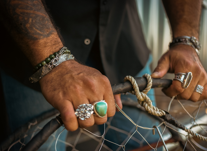 Tethered Bracelet With Silver Chain