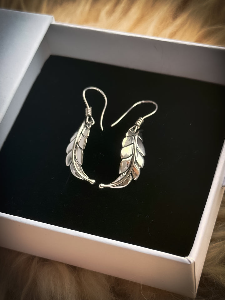 Whimsy Berry Leaf Earrings