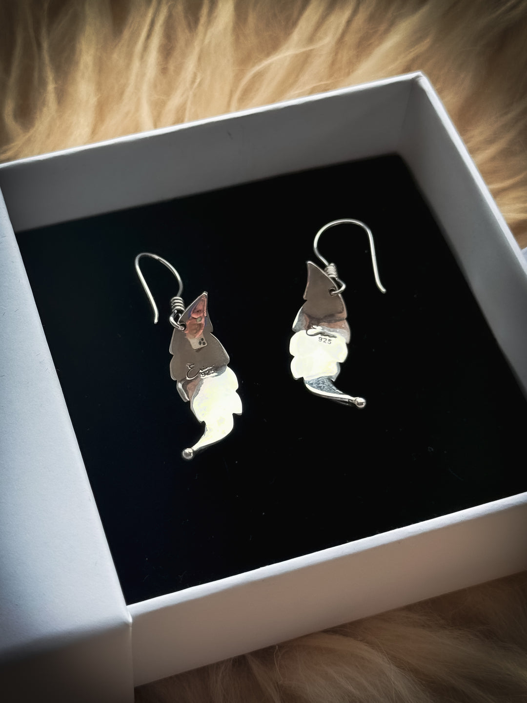 Whimsy Berry Leaf Earrings