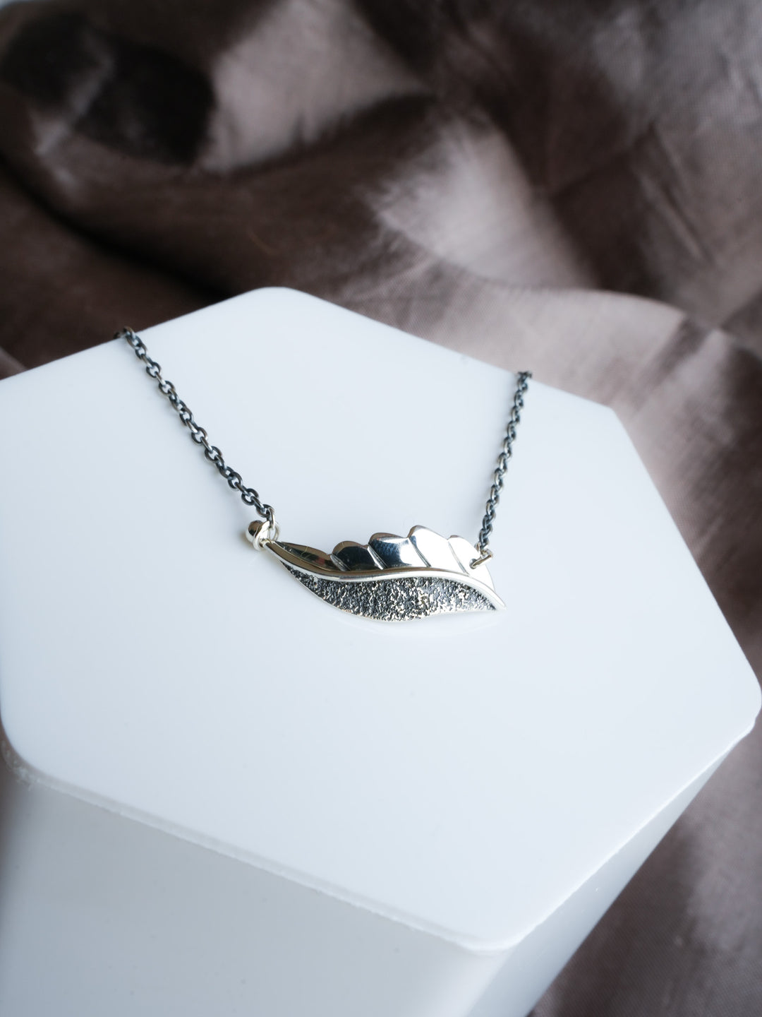 Rainkissed Berry Leaf Necklace