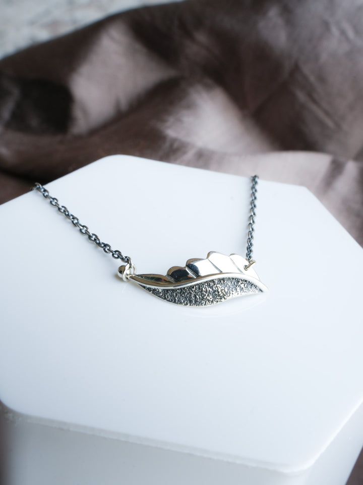 Rainkissed Berry Leaf Necklace