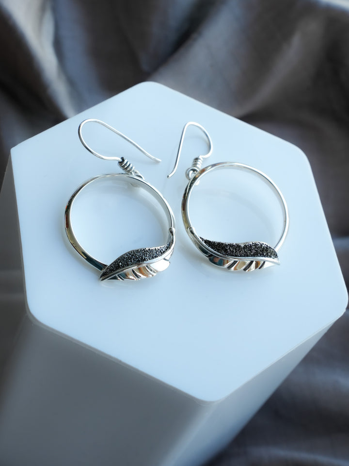 Whimsy Berry Leaf Hoops