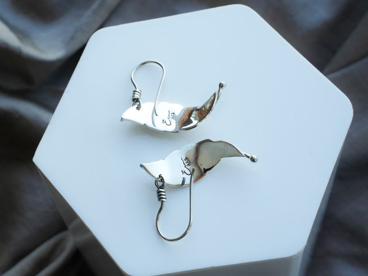 Whimsy Berry Leaf Earrings