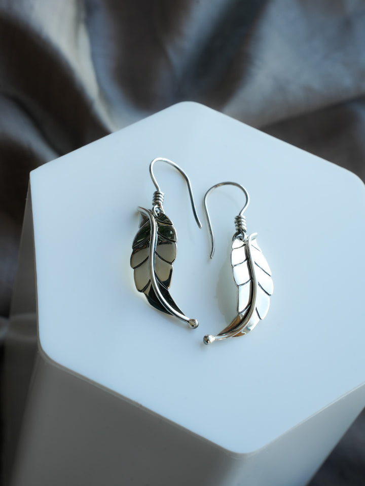 Whimsy Berry Leaf Earrings