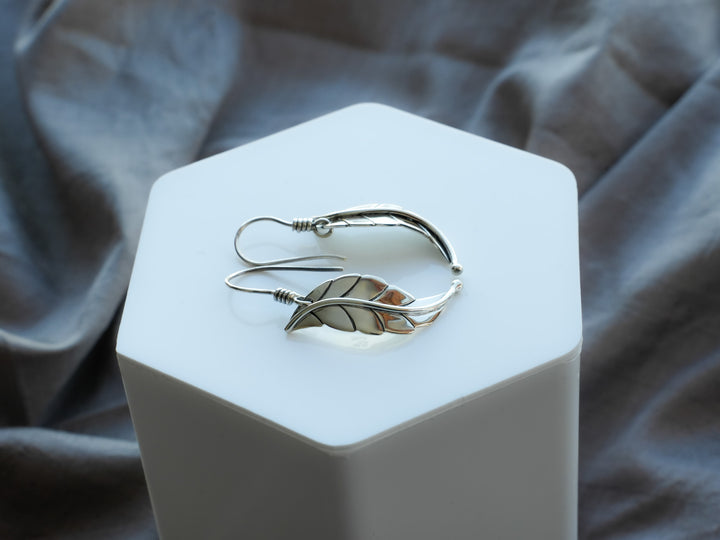 Whimsy Berry Leaf Earrings