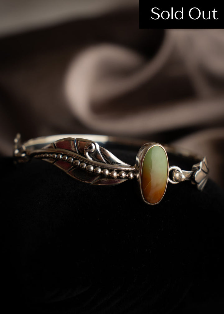 Fairy Leaf Latch Cuff - Medium