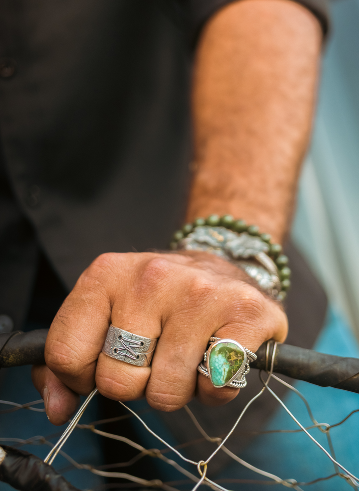 Frontier Shank - Sonoran Gold Turquoise Ring