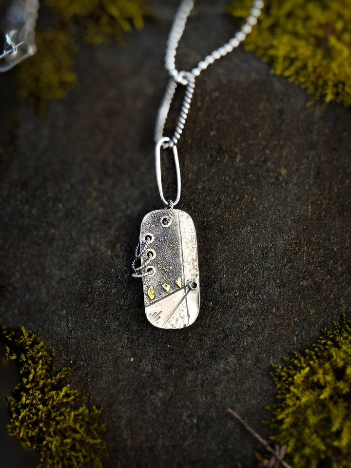 Crest Gold Nugget Pendant