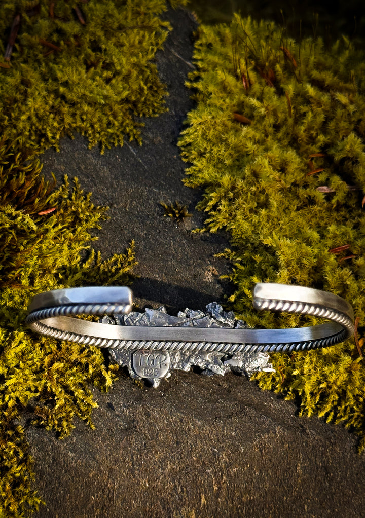 Terrain Silver & Gold Nugget Cuff
