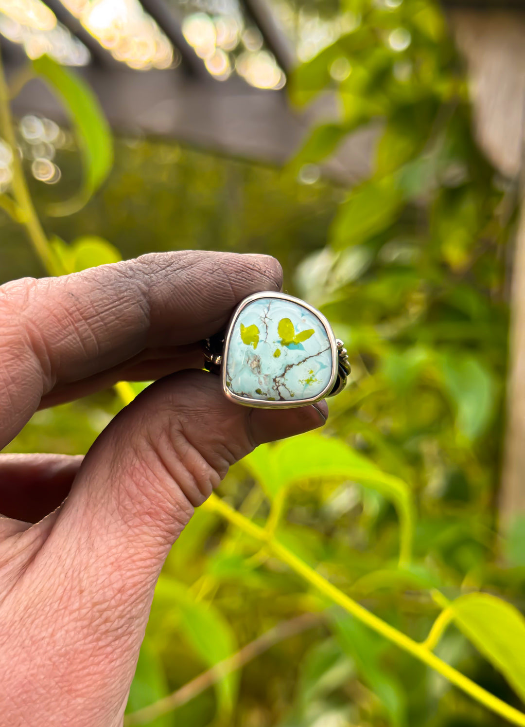 Gobi Turquoise Hummingbird Ring