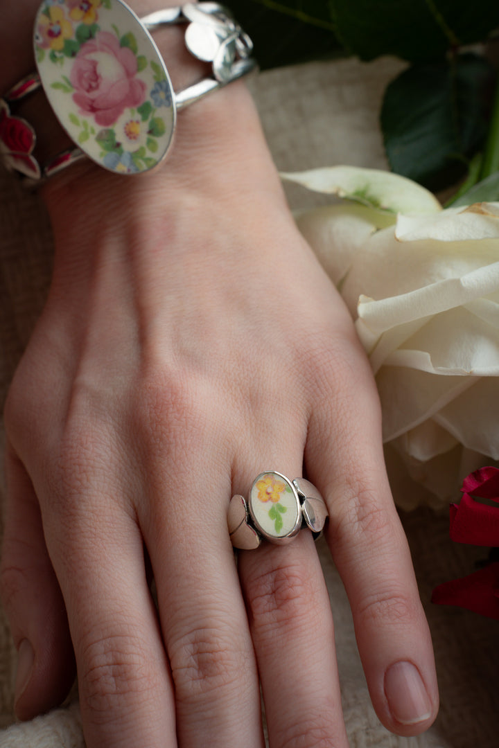 Vintage Ceramic Ring - Willa