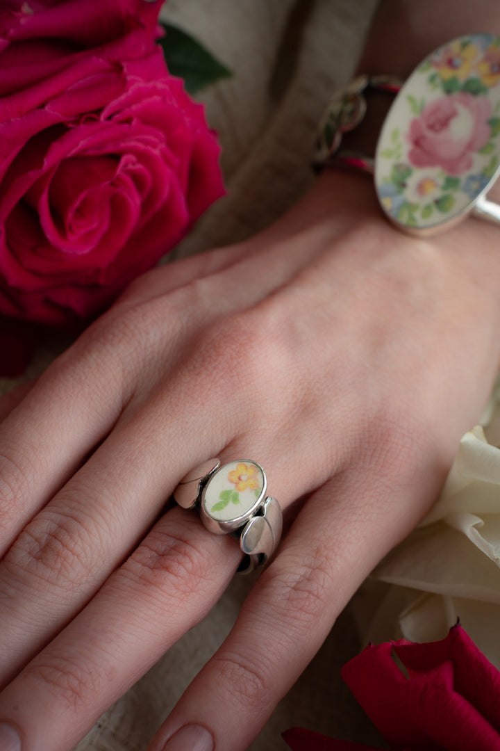Vintage Ceramic Ring - Willa