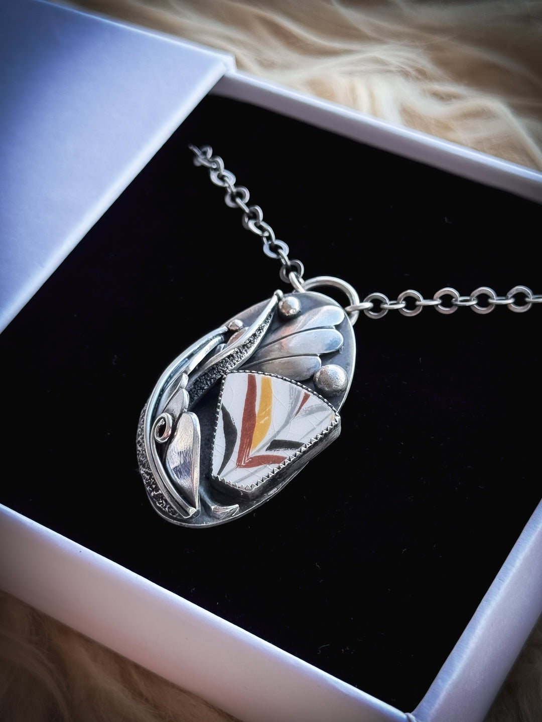 Vintage Ceramic Necklace