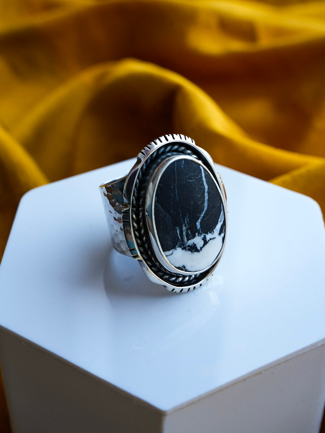 White Buffalo Landscape Ring