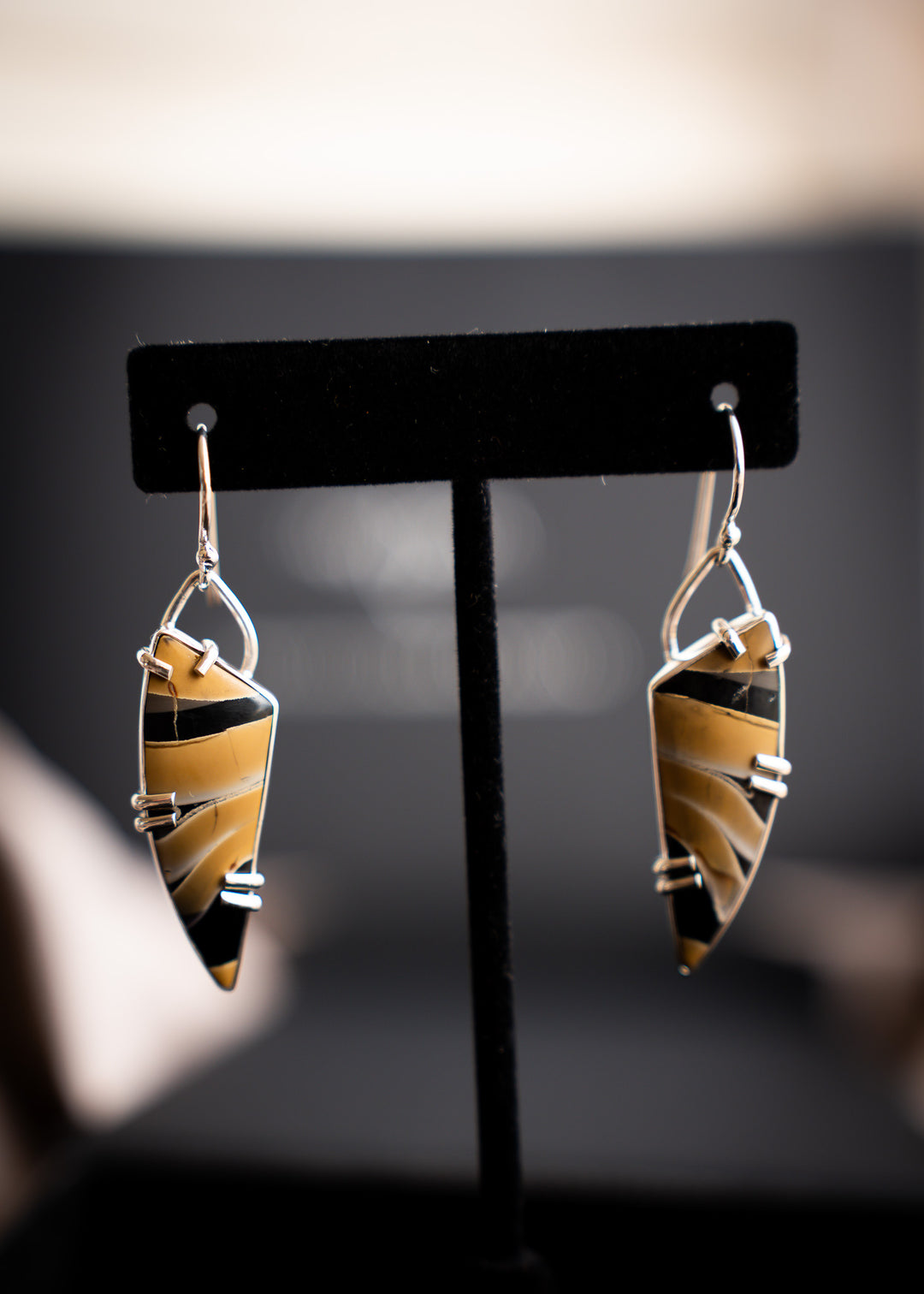 Fryite Jasper Kite Earrings